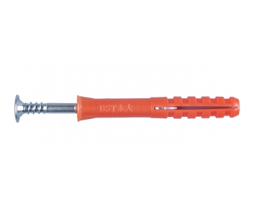 Mushroom head expanding screw